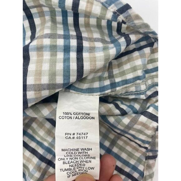 Redhead 100% Cotton Plaid Button Up Size Medium - Picture 3 of 7